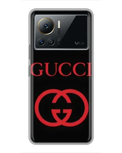 Чехол для Infinix Note 12 Pro (4G) с картинкой «Gucci — красный логотип»