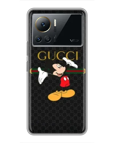 Чехол для Infinix Note 12 Pro (4G) с картинкой «Микки Маус Gucci»