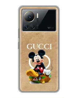 Чехол для Infinix Note 12 Pro (4G) с картинкой «Микки Маус Gucci — крафт»