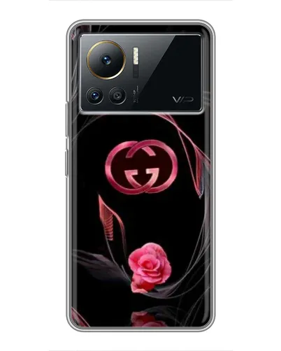 Чехол для Infinix Note 12 Pro (4G) с картинкой «Gucci — неоновая роза»