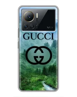 Чехол для Infinix Note 12 Pro (4G) с картинкой «Gucci — горный пейзаж»