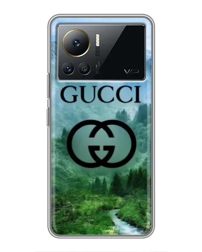 Чехол для Infinix Note 12 Pro (4G) с картинкой «Gucci — горный пейзаж»