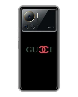 Чехол для Infinix Note 12 Pro (4G) с картинкой «Gucci — красный градиент»
