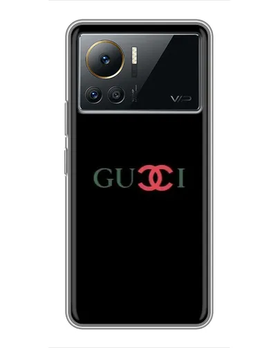 Чехол для Infinix Note 12 Pro (4G) с картинкой «Gucci — красный градиент»