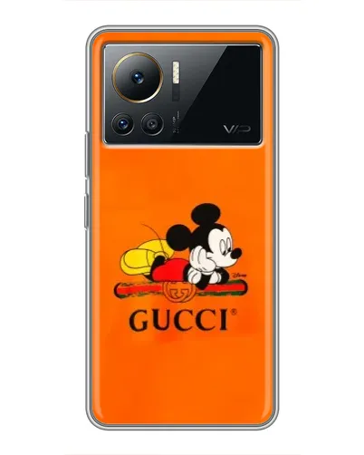 Чехол для Infinix Note 12 Pro (4G) с картинкой «Микки Маус Gucci — оранж» Чехол для Infinix Note 12 Pro (4G) с картинкой «Микки Маус Gucci — оранж»