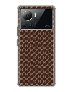 Чохол для Infinix Note 12 Pro (4G) з картинкою «Gucci — шоколадна сітка» Чохол для Infinix Note 12 Pro (4G) з картинкою «Gucci — шоколадна сітка»