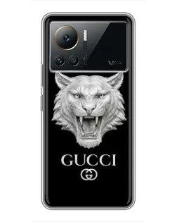 Чохол для Infinix Note 12 Pro (4G) з картинкою «Gucci — срібний лев» Чохол для Infinix Note 12 Pro (4G) з картинкою «Gucci — срібний лев»