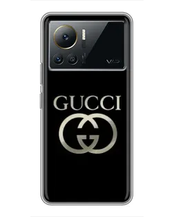 Чохол для Infinix Note 12 Pro (4G) з картинкою «Gucci — золото на чорному» Чохол для Infinix Note 12 Pro (4G) з картинкою «Gucci — золото на чорному»