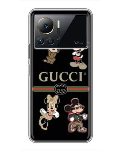Чехол для Infinix Note 12 Pro (4G) с картинкой «Gucci — герои Disney и монограмма» Чехол для Infinix Note 12 Pro (4G) с картинкой «Gucci — герои Disney и монограмма»