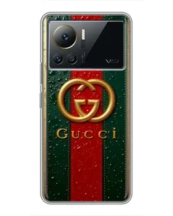 Чохол для Infinix Note 12 Pro (4G) з картинкою «Gucci — фірмова смуга та золото» Чохол для Infinix Note 12 Pro (4G) з картинкою «Gucci — фірмова смуга та золото»