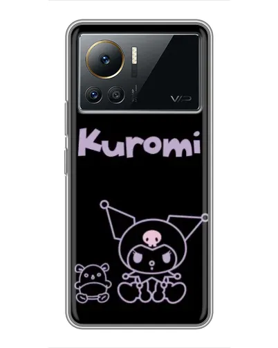 Чехол для Infinix Note 12 Pro (4G) с картинкой «Kuromi — черный минимализм» Чехол для Infinix Note 12 Pro (4G) с картинкой «Kuromi — черный минимализм»