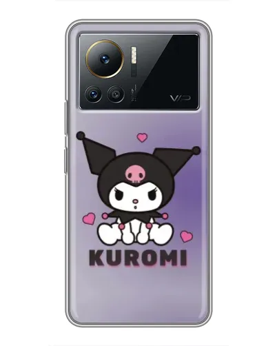 Чехол для Infinix Note 12 Pro (4G) с картинкой «Kuromi — фиолетовый арт» Чехол для Infinix Note 12 Pro (4G) с картинкой «Kuromi — фиолетовый арт»