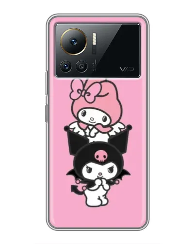 Чехол для Infinix Note 12 Pro (4G) с картинкой «My Melody и Kuromi» Чехол для Infinix Note 12 Pro (4G) с картинкой «My Melody и Kuromi»