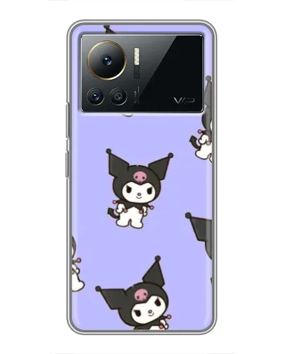 Чехол для Infinix Note 12 Pro (4G) с картинкой «Паттерн с Kuromi» Чехол для Infinix Note 12 Pro (4G) с картинкой «Паттерн с Kuromi»