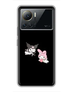 Чехол для Infinix Note 12 Pro (4G) с картинкой «My Melody и Kuromi» Чехол для Infinix Note 12 Pro (4G) с картинкой «My Melody и Kuromi»