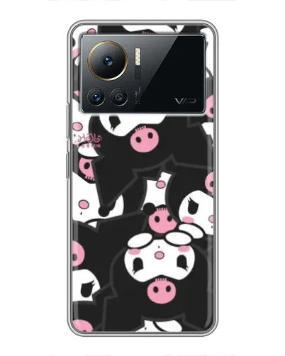 Чехол для Infinix Note 12 Pro (4G) с картинкой «Паттерн голов Куроми» Чехол для Infinix Note 12 Pro (4G) с картинкой «Паттерн голов Куроми»