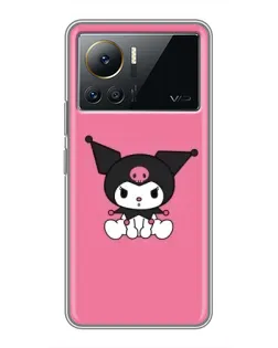 Чехол для Infinix Note 12 Pro (4G) с картинкой «Хмурая Kuromi» Чехол для Infinix Note 12 Pro (4G) с картинкой «Хмурая Kuromi»