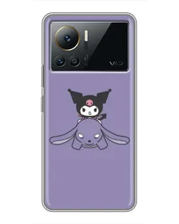 Чехол для Infinix Note 12 Pro (4G) с картинкой «Kuromi на лиловом фоне» Чехол для Infinix Note 12 Pro (4G) с картинкой «Kuromi на лиловом фоне»