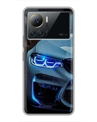 Чехол для Infinix Note 12 Pro (4G) с картинкой «Взгляд BMW с синими фарами» Чехол для Infinix Note 12 Pro (4G) с картинкой «Взгляд BMW с синими фарами»