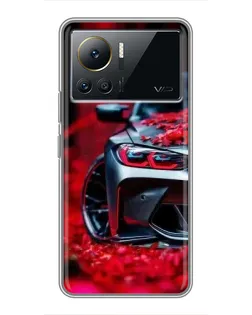 Чохол для Infinix Note 12 Pro (4G) з картинкою «Спортивна BMW та квіти» Чохол для Infinix Note 12 Pro (4G) з картинкою «Спортивна BMW та квіти»