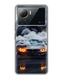 Чохол для Infinix Note 12 Pro (4G) з картинкою «BMW у диму» Чохол для Infinix Note 12 Pro (4G) з картинкою «BMW у диму»