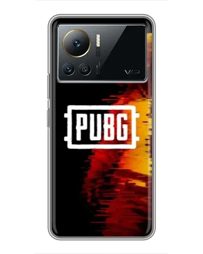 Чехол для Infinix Note 12 Pro (4G) с картинкой «Яркий логотип PUBG»
