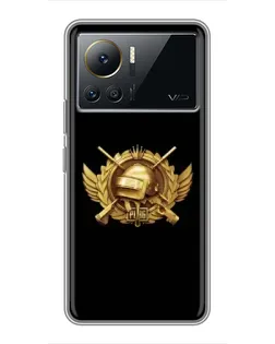 Чохол для Infinix Note 12 Pro (4G) з картинкою «PUBG — помаранчевий градієнт»