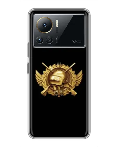 Чехол для Infinix Note 12 Pro (4G) с картинкой «PUBG — оранжевый градиент»