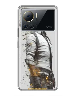 Чехол для Infinix Note 12 Pro (4G) с картинкой «PUBG — боец в пыли»