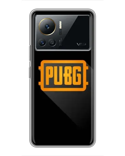 Чехол для Infinix Note 12 Pro (4G) с картинкой «PUBG — рамка лого»