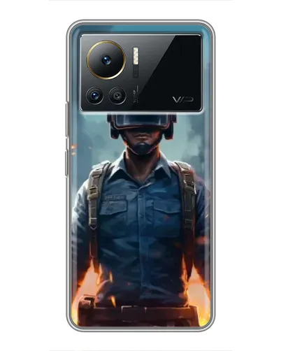 Чехол для Infinix Note 12 Pro (4G) с картинкой «PUBG — реалистичный герой»