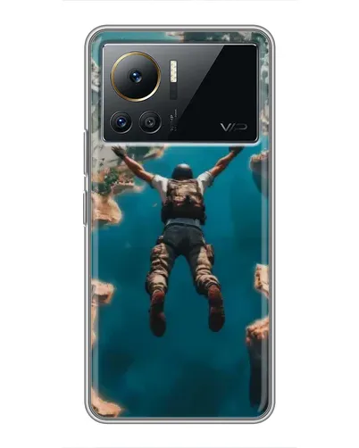 Чехол для Infinix Note 12 Pro (4G) с картинкой «PUBG — свободное падение»