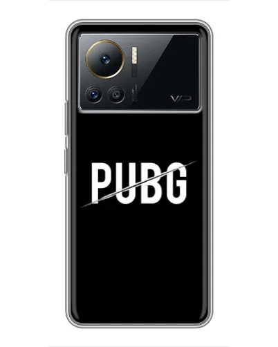 Чехол для Infinix Note 12 Pro (4G) с картинкой «PUBG — белый логотип»