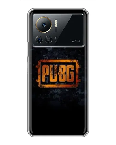 Чехол для Infinix Note 12 Pro (4G) с картинкой «PUBG — золотой логотип»