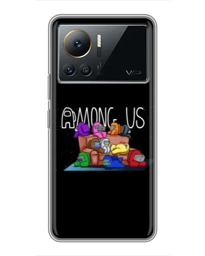 Чехол для Infinix Note 12 Pro (4G) с картинкой «Логотип Among Us»