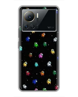 Чохол для Infinix Note 12 Pro (4G) з картинкою «Екіпаж Among Us»