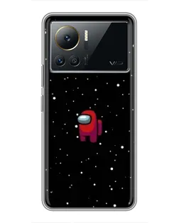 Чехол для Infinix Note 12 Pro (4G) с картинкой «Красный Among Us»