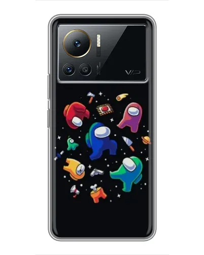 Чехол для Infinix Note 12 Pro (4G) с картинкой «Among Us космос»