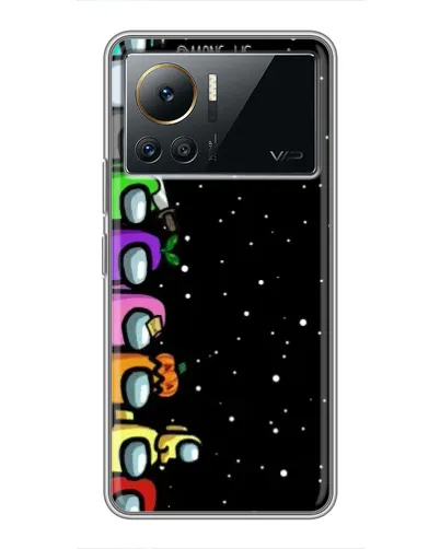 Чехол для Infinix Note 12 Pro (4G) с картинкой «Команда Among Us»