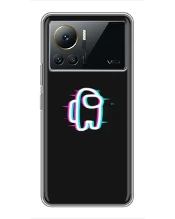 Чехол для Infinix Note 12 Pro (4G) с картинкой «Among Us неон»