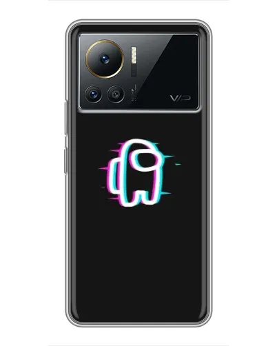 Чехол для Infinix Note 12 Pro (4G) с картинкой «Among Us неон»