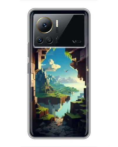 Чехол для Infinix Note 12 Pro (4G) с картинкой «Вид из пещеры»