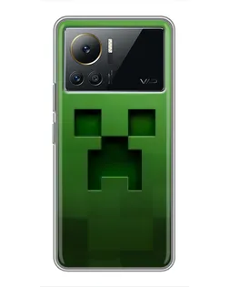 Чехол для Infinix Note 12 Pro (4G) с картинкой «Крипер микро-дизайн»