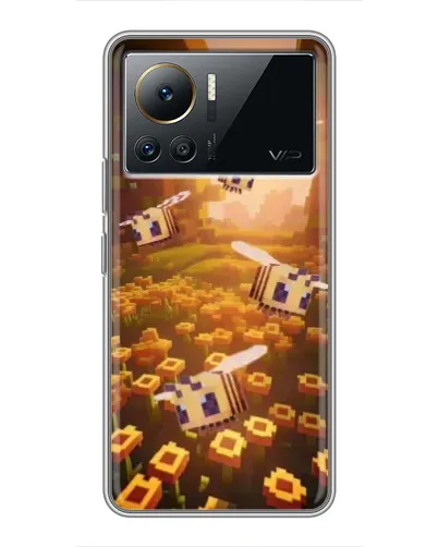 Чехол для Infinix Note 12 Pro (4G) с картинкой «Поле подсолнухов»