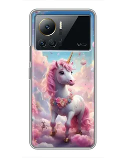 Чехол для Infinix Note 12 Pro (4G) с картинкой «Единорог среди облаков»