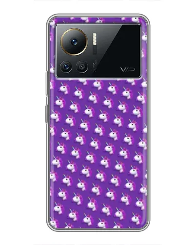 Чехол для Infinix Note 12 Pro (4G) с картинкой «Единороги на фиолетовом» Чехол для Infinix Note 12 Pro (4G) с картинкой «Единороги на фиолетовом»