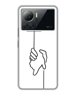Чохол для Infinix Note 12 Pro (4G) з картинкою «Рука тримає»