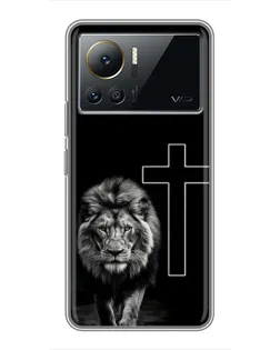 Чохол для Infinix Note 12 Pro (4G) з картинкою «Лев та Хрест»