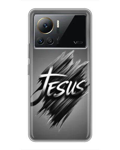 Чехол для Infinix Note 12 Pro (4G) с картинкой «Надпись Jesus Graffiti» Чехол для Infinix Note 12 Pro (4G) с картинкой «Надпись Jesus Graffiti»