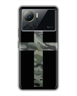 Чехол для Infinix Note 12 Pro (4G) с картинкой «Милитари Крест»